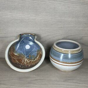 Don Salisbury Studio Pottery Spoon Rest Bowl Washington Pacific Northwest Potter